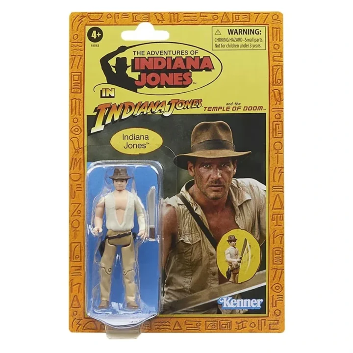 Indiana Jones (Temple of Doom) 10cm Action Figure [packaging shot]