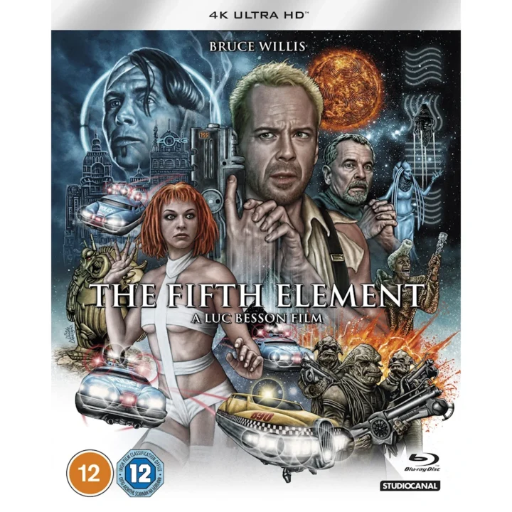 The Fifth Element (1997) 4k Blu-ray OPTU4349 5055201844811 [cover artwork]