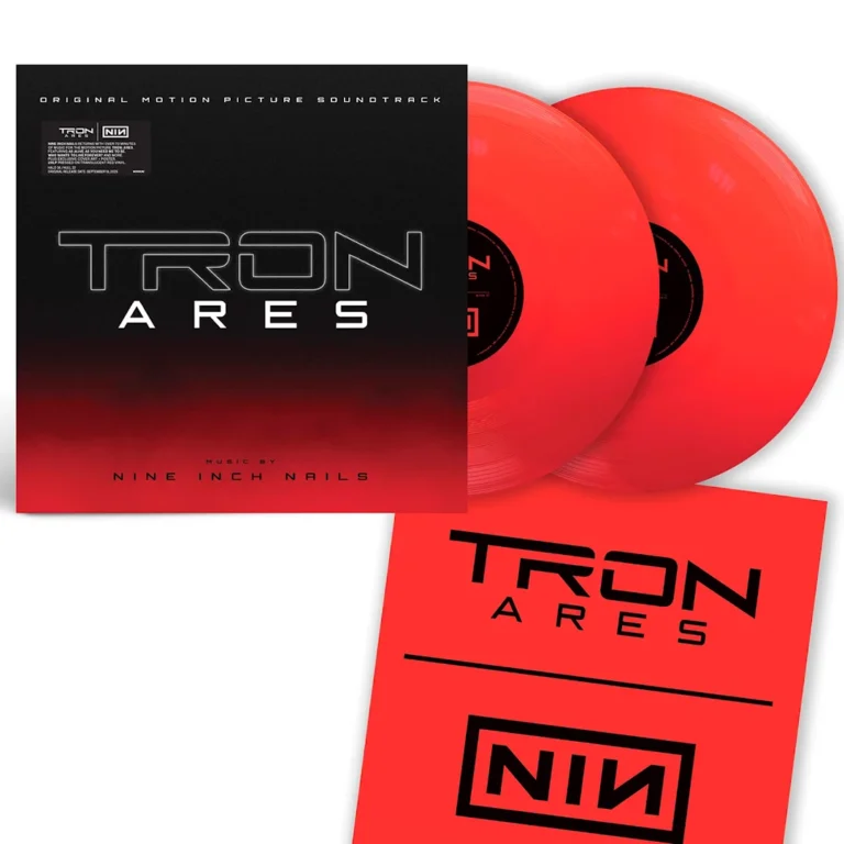 Tron Ares (2025) Soundtrack by Nine Inch Nails (NIN) [2xLP] 602478739521 [presentation image]