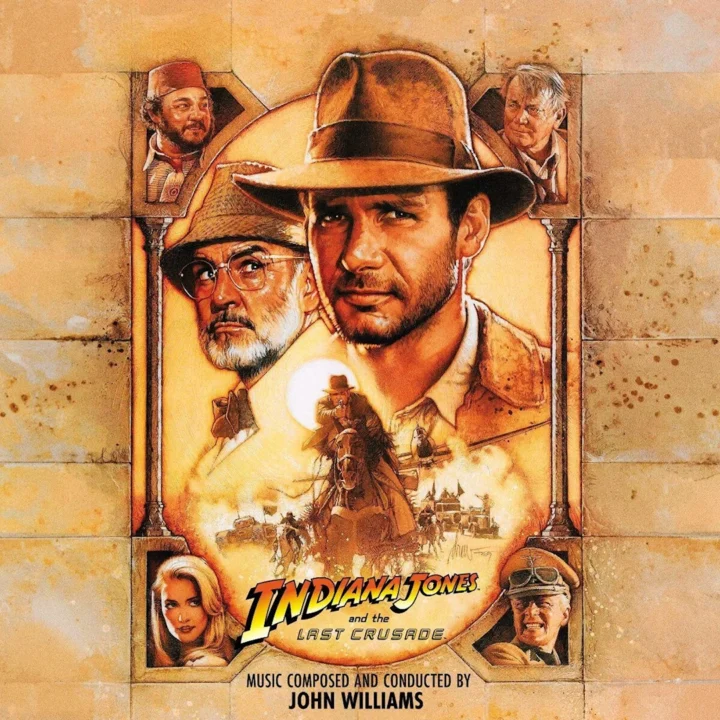 Indiana Jones and the Last Crusade (1989) Soundtrack [CD] 050087542443 [album cover artwork]