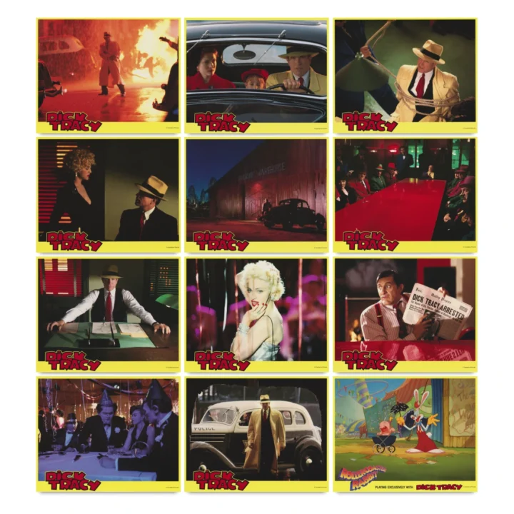 Dick Tracy (1990) Set of Cinema Lobby Cards [x12]
