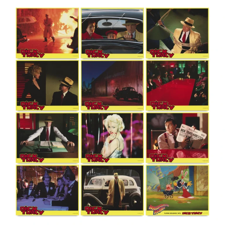 Dick Tracy (1990) Set of Cinema Lobby Cards [x12]